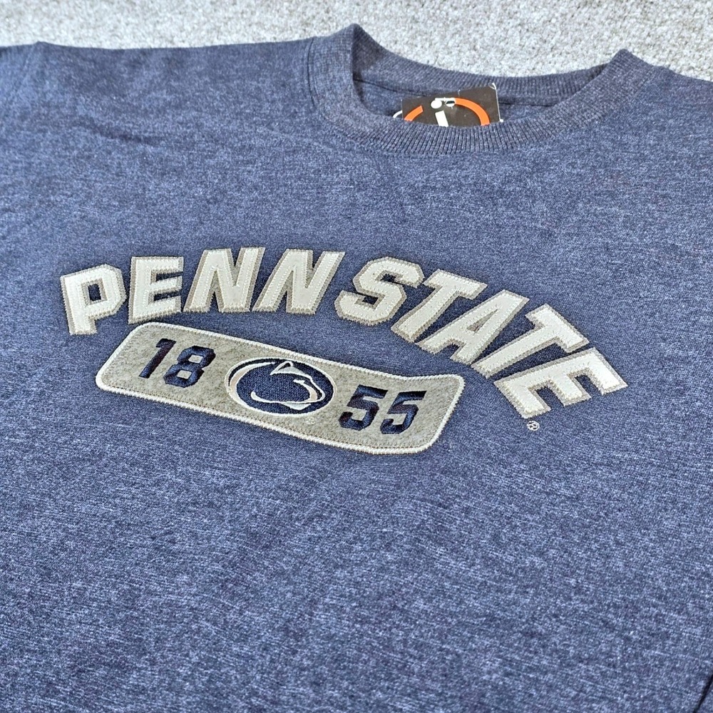 Penn State Nittany Lions Mens Image One Med Blue Heather Crewneck Sweatshirt NWT